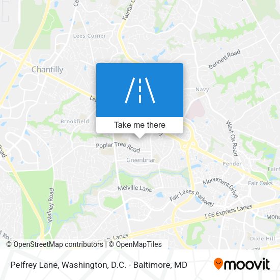 Pelfrey Lane map