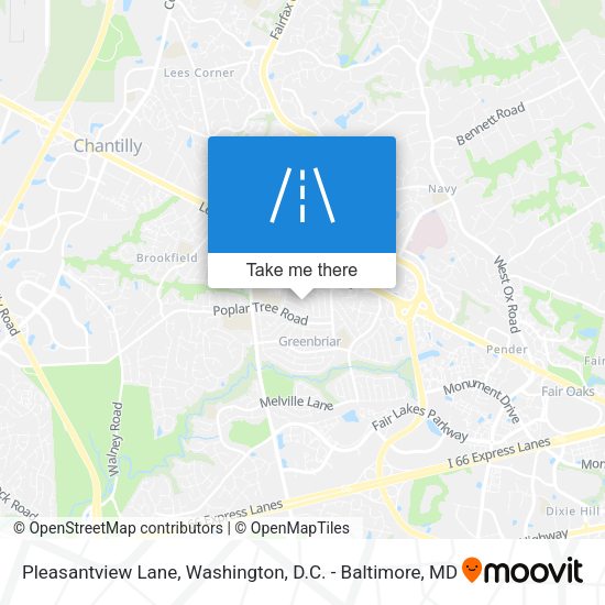Pleasantview Lane map