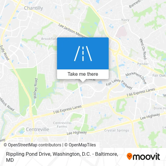 Rippling Pond Drive map