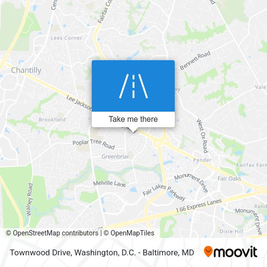Townwood Drive map