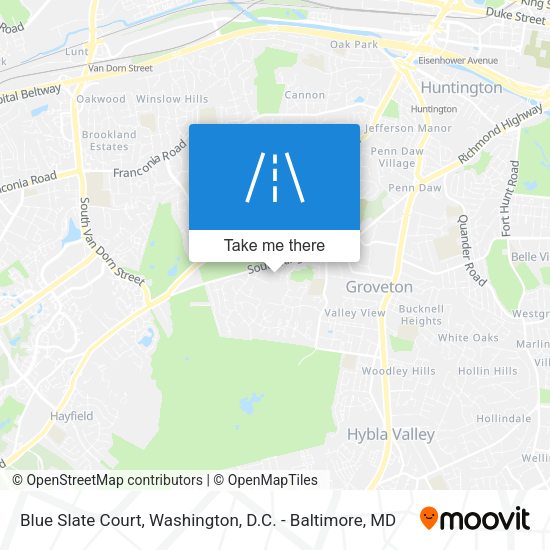 Mapa de Blue Slate Court