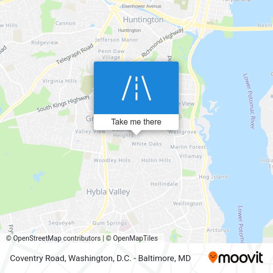 Coventry Road map