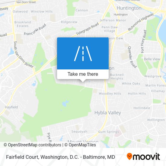 Fairfield Court map