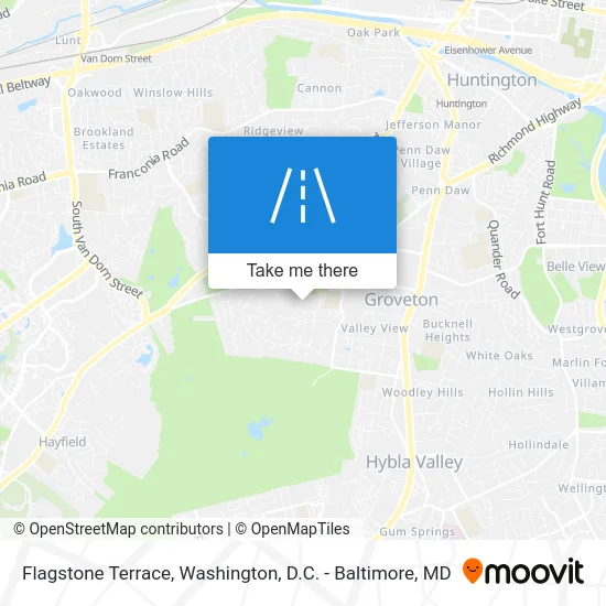 Flagstone Terrace map