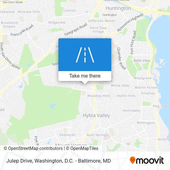 Julep Drive map