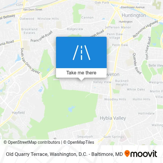 Old Quarry Terrace map