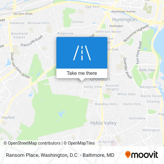 Ransom Place map