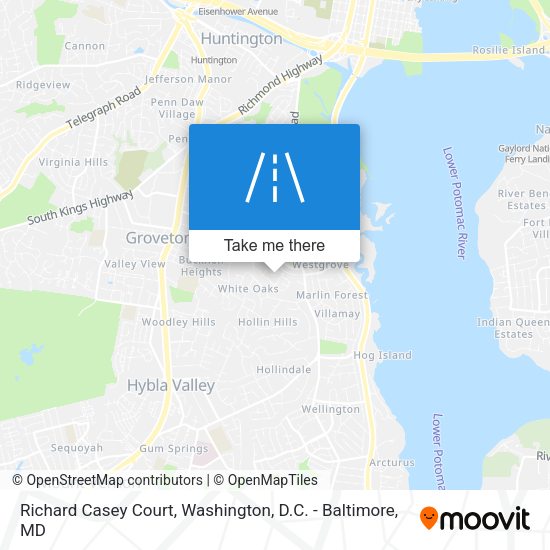Mapa de Richard Casey Court