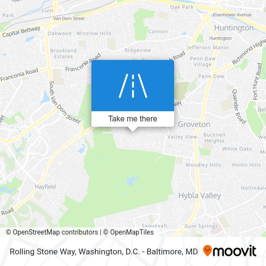 Mapa de Rolling Stone Way