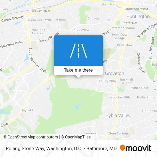 Rolling Stone Way map