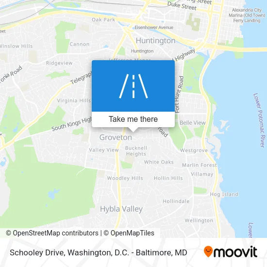 Schooley Drive map