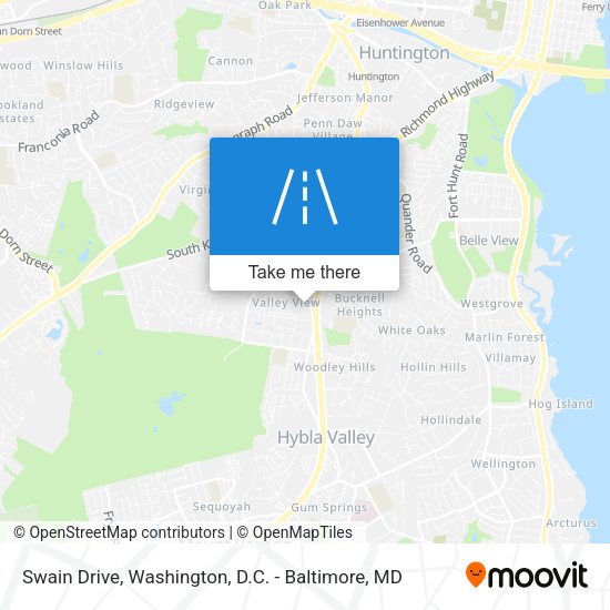 Mapa de Swain Drive