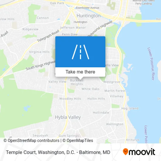 Temple Court map