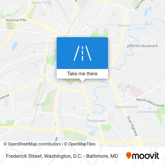 Mapa de Frederick Street