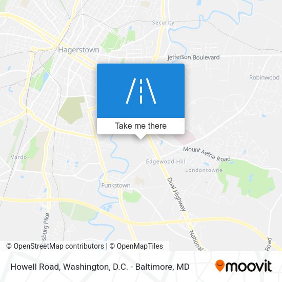 Howell Road map