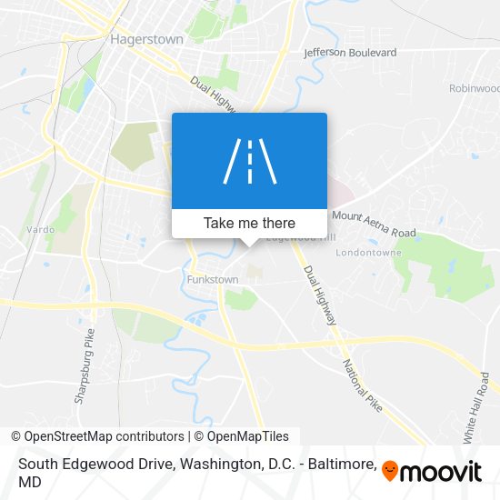 Mapa de South Edgewood Drive