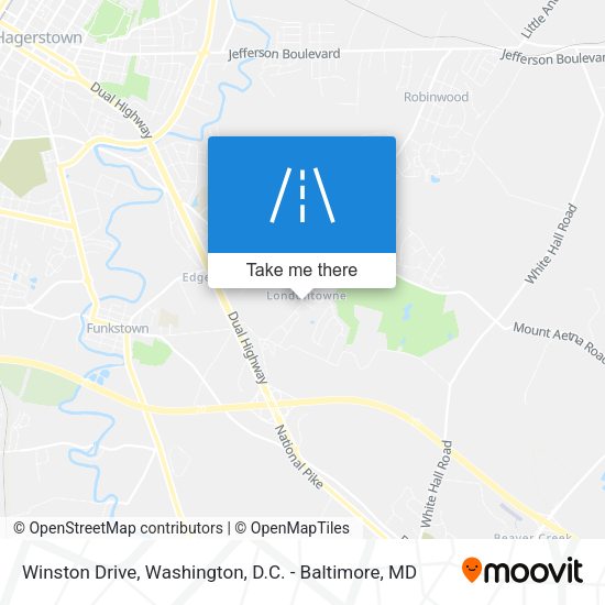 Winston Drive map