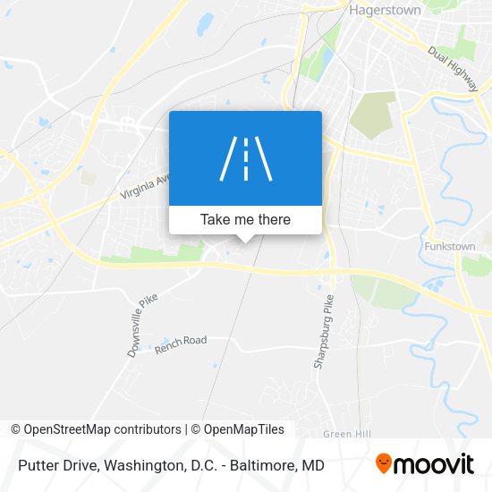 Putter Drive map