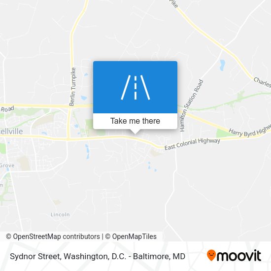 Sydnor Street map