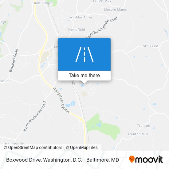 Boxwood Drive map