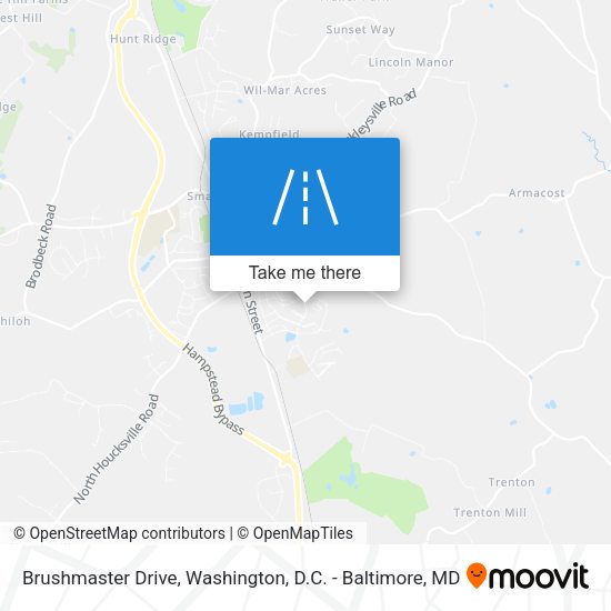 Brushmaster Drive map