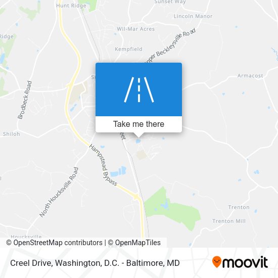 Creel Drive map