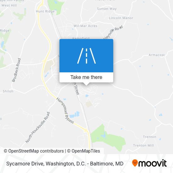 Sycamore Drive map