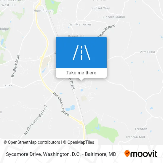 Sycamore Drive map