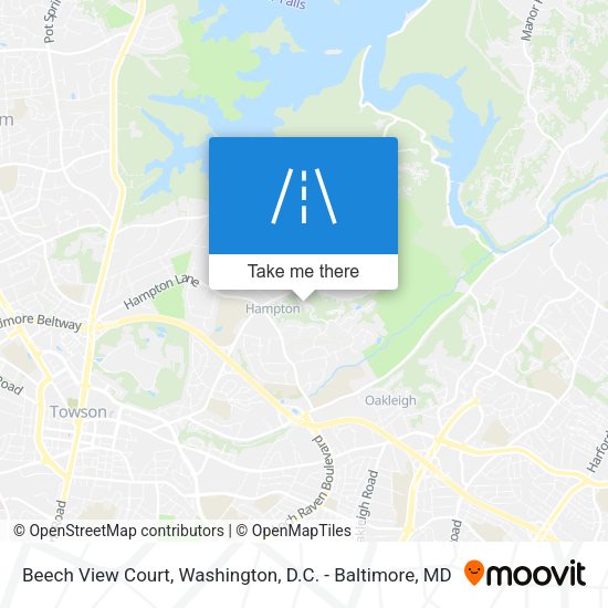 Beech View Court map