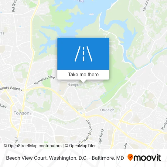 Beech View Court map