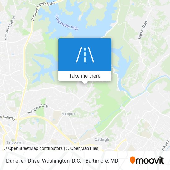 Dunellen Drive map