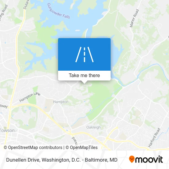 Dunellen Drive map