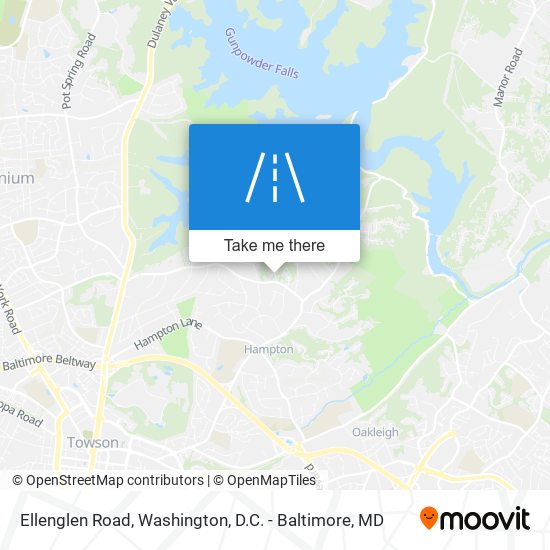 Ellenglen Road map
