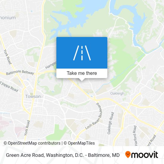 Green Acre Road map