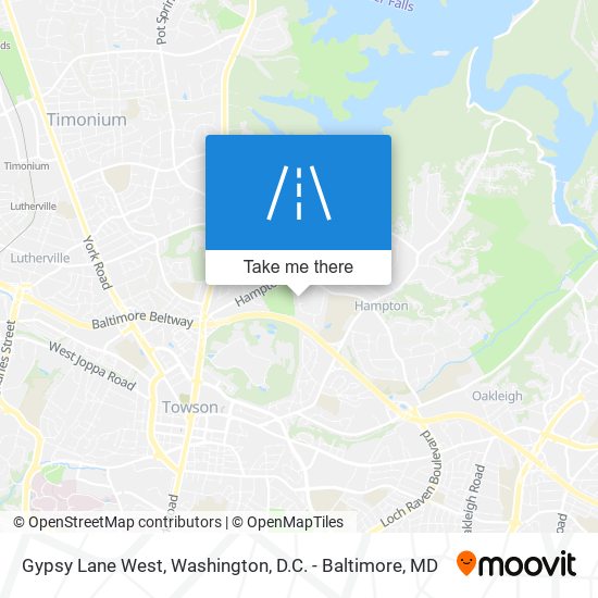 Mapa de Gypsy Lane West