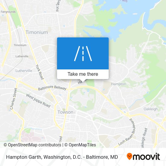 Mapa de Hampton Garth