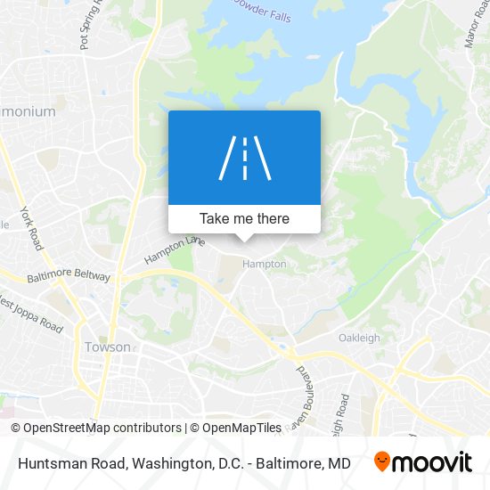 Mapa de Huntsman Road