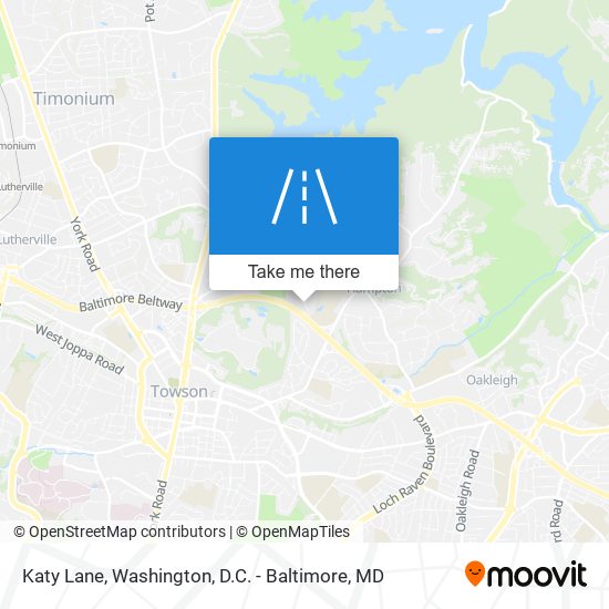 Mapa de Katy Lane