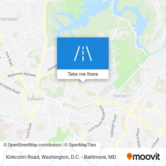 Kirkcolm Road map
