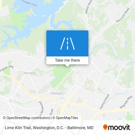 Lime Kiln Trail map