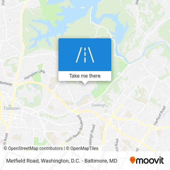 Mapa de Metfield Road