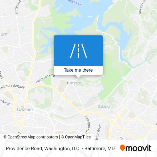 Providence Road map