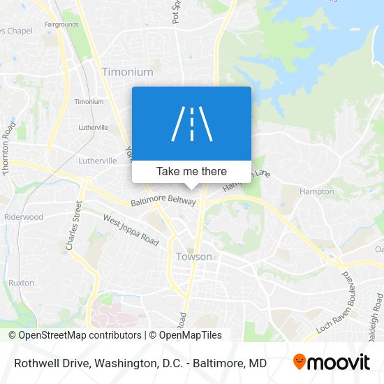 Rothwell Drive map