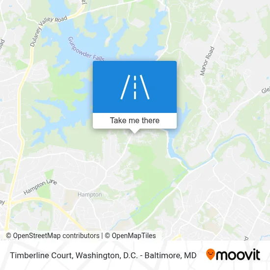 Timberline Court map