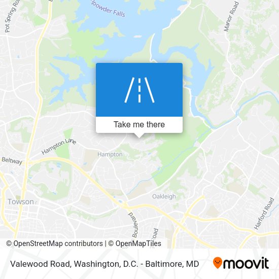 Valewood Road map
