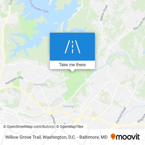 Willow Grove Trail map