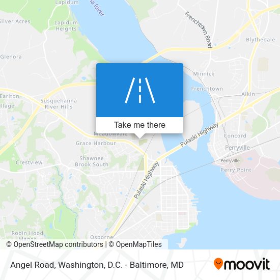 Mapa de Angel Road