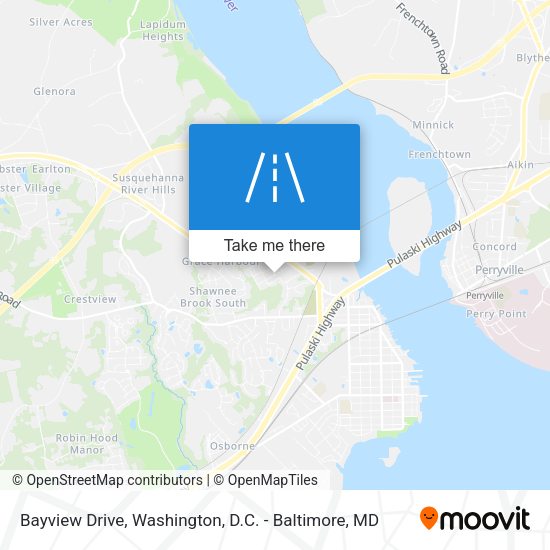 Mapa de Bayview Drive