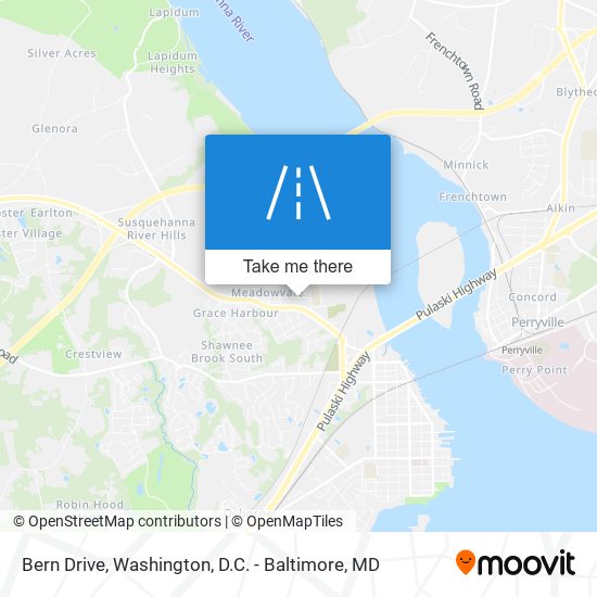 Bern Drive map