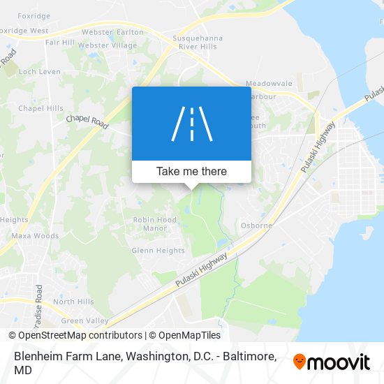 Mapa de Blenheim Farm Lane
